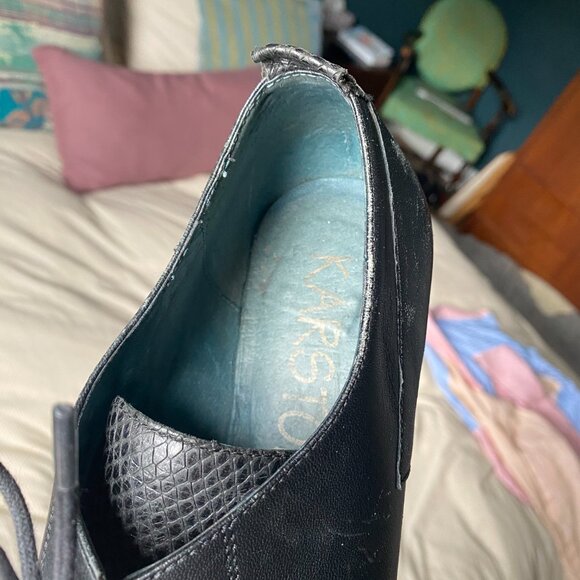 Beautiful Pointy Toe Real Leather Loafers - Picture 7 of 11